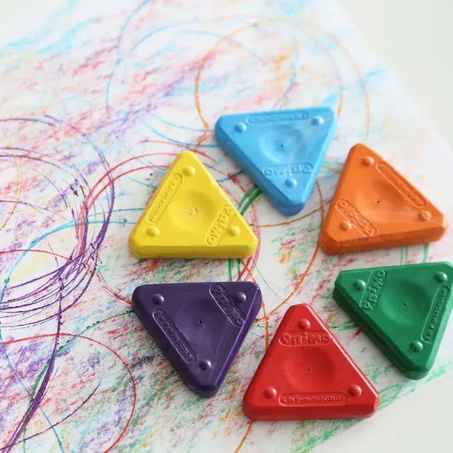 Lot De 12 Crayons De Cire Manley - Couleur Vert Printemps