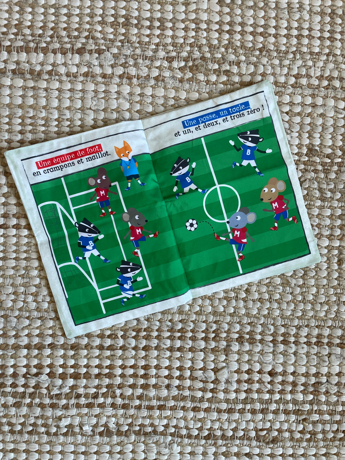 Livre "Mon journal en tissus Les Sports"