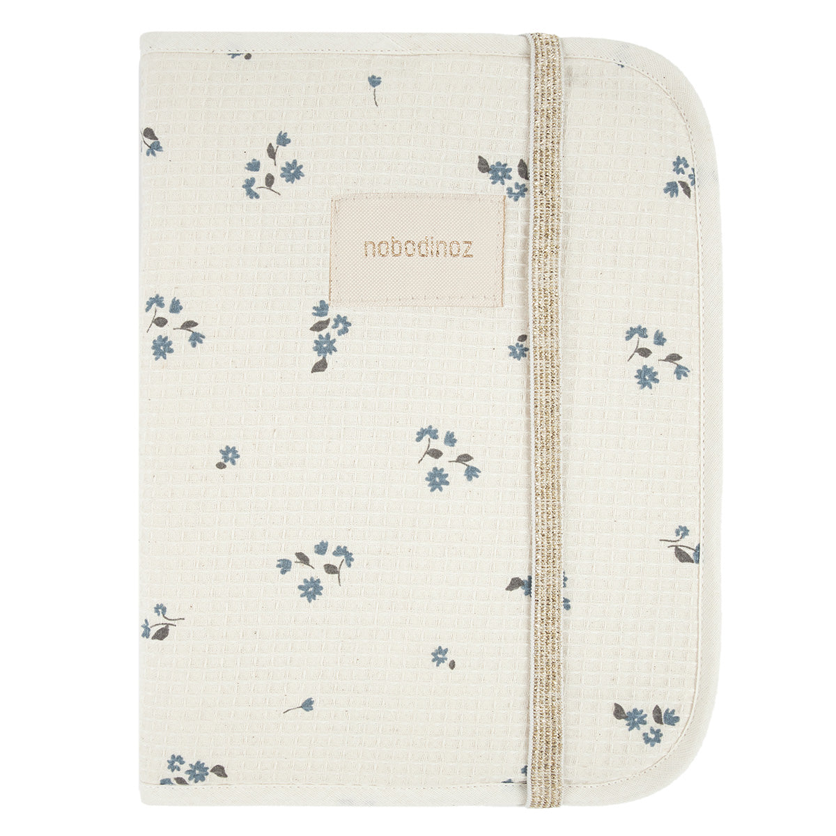 Protège carnet de santé nid d'abeille Poema - Lily Blue