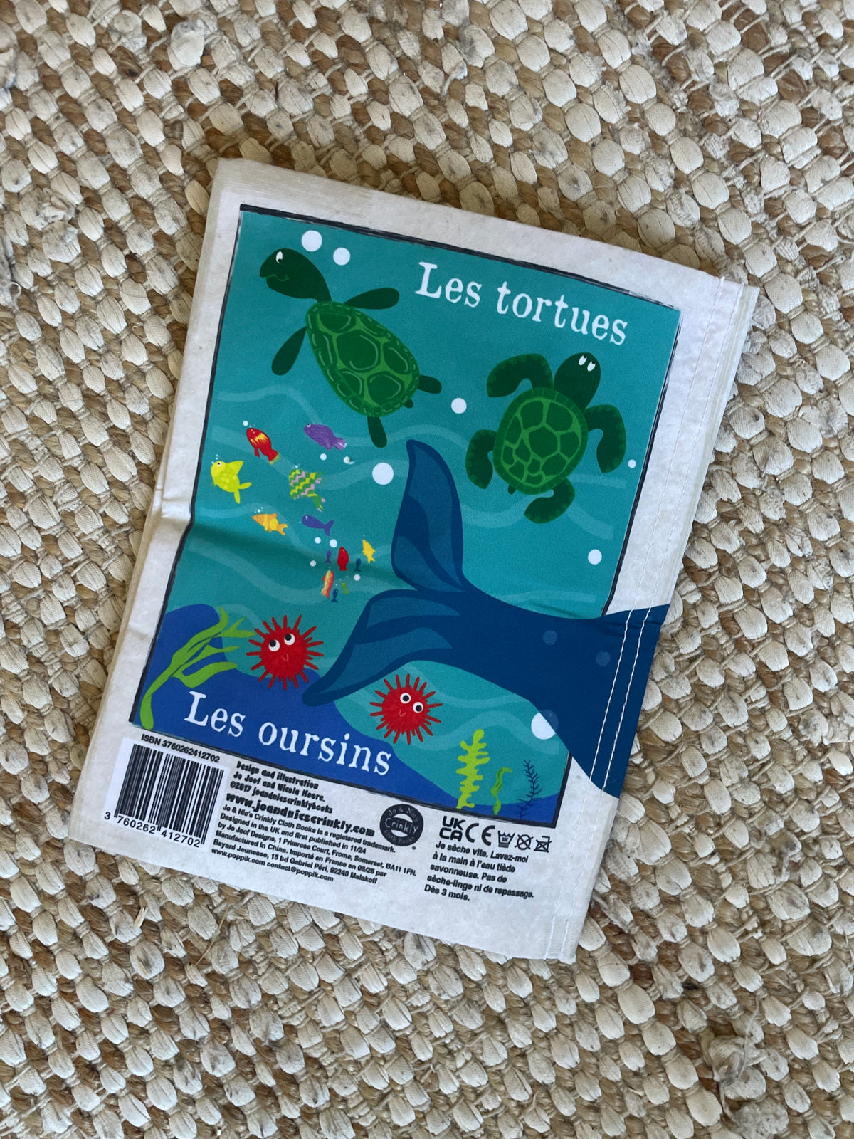 Livre "Mon journal en tissus sous la mer"