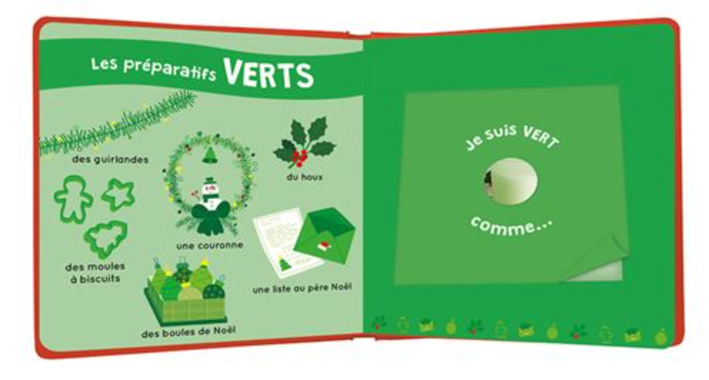 Mon livre des odeurs et des couleurs | Joyeux noël