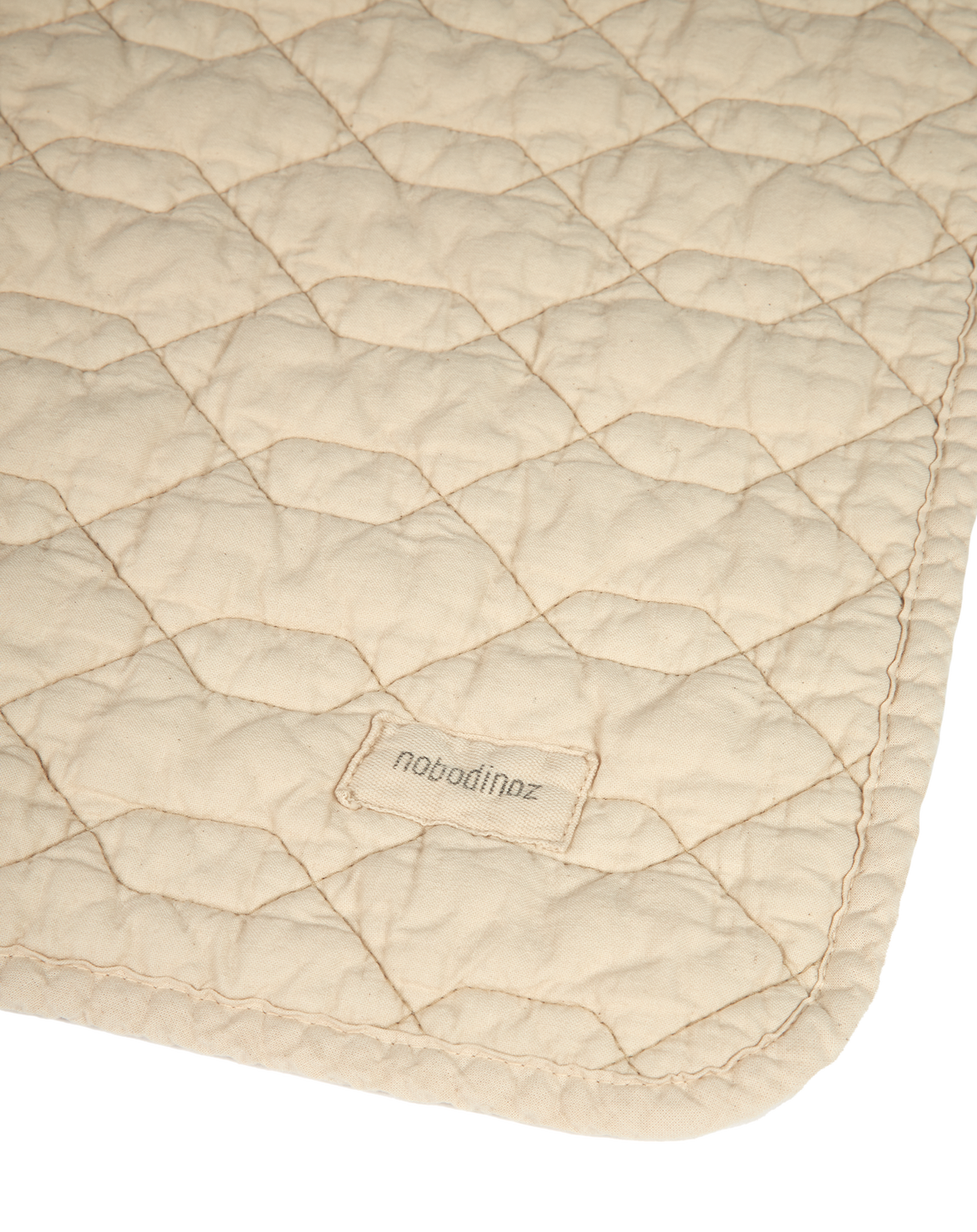 Couverture Wabi-Sabi matelassée en coton lavé ginger