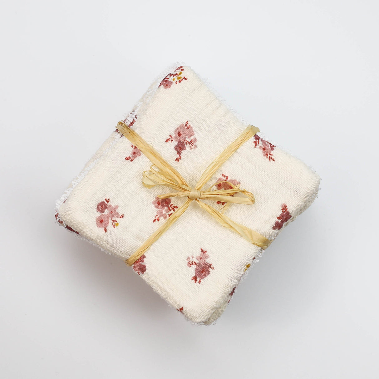 Lingettes petites fleurs roses