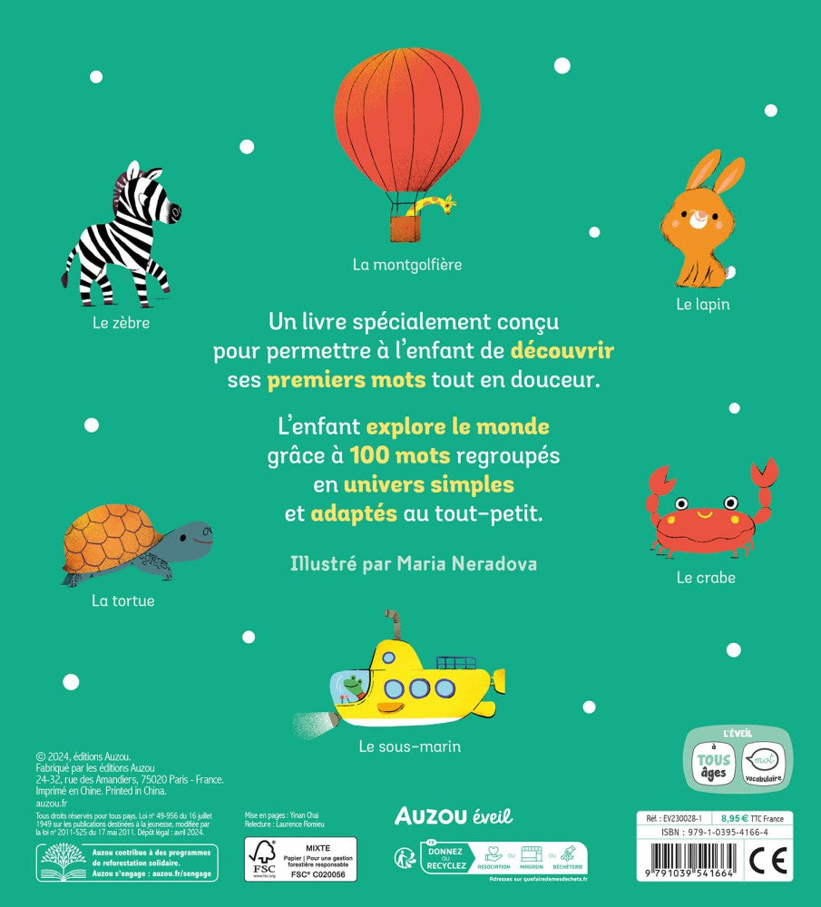 Livre - Mes 100 mots pour découvrir le monde