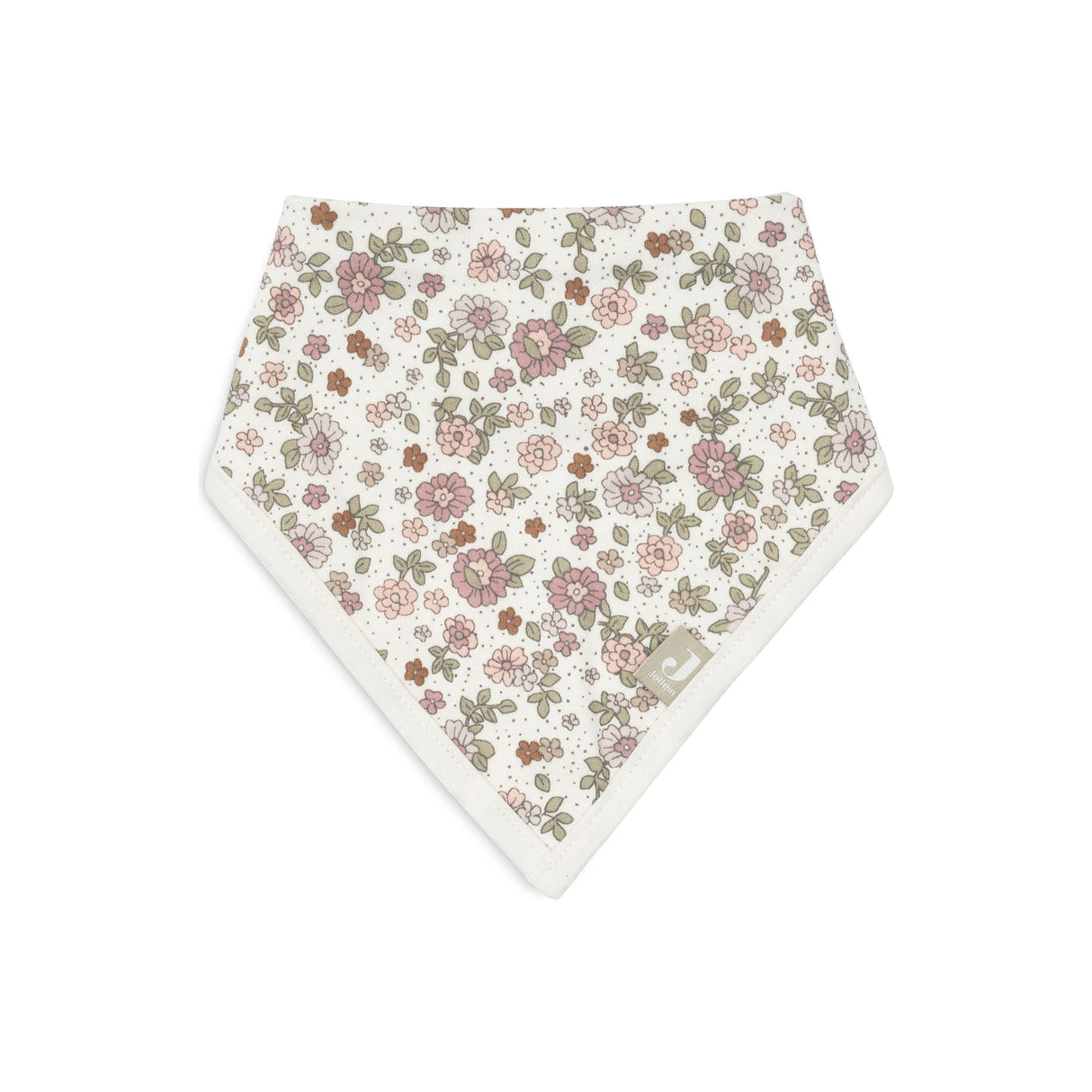 Lot de 2 bavoirs bandana retro flowers