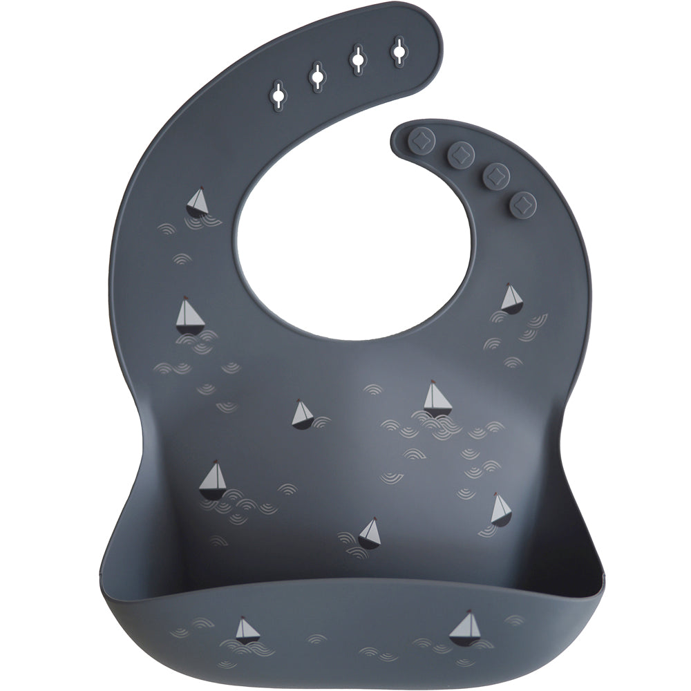 Bavoir silicone bateaux