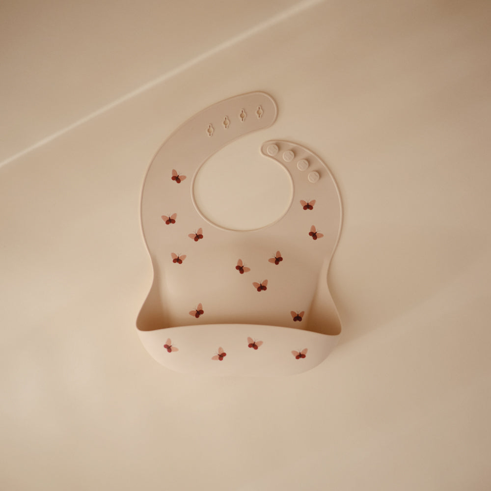 Bavoir silicone papillon