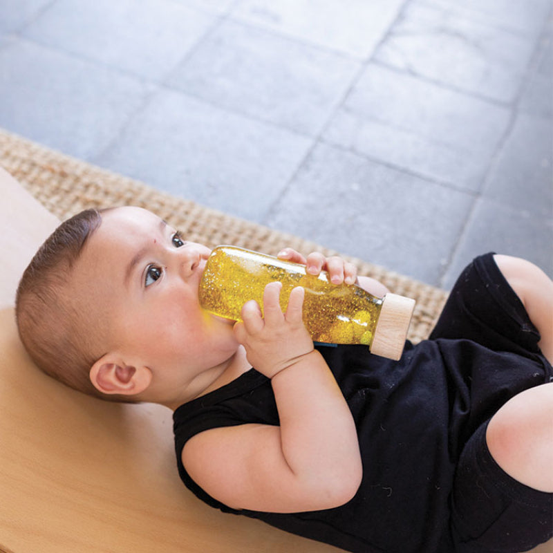 Bouteille sensorielle Float gold - Petit boum