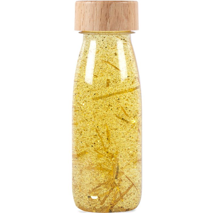 Bouteille sensorielle Float gold - Petit boum