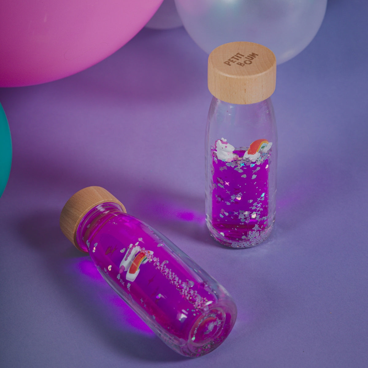 Bouteille sensorielle Licorne Magic Rainbow - petit boum