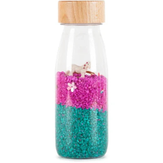 Bouteille sensorielle licorne - Petit boum