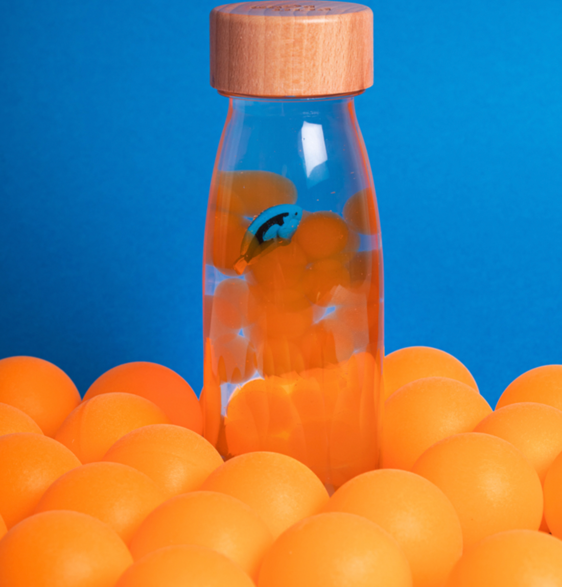 Bouteille sensorielle Blue Tang - Petit boum