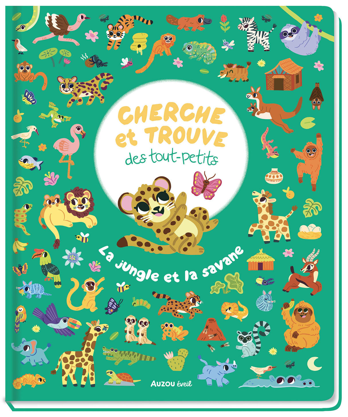 Livre Cherche et trouve des tout-petits - La jungle et la savane