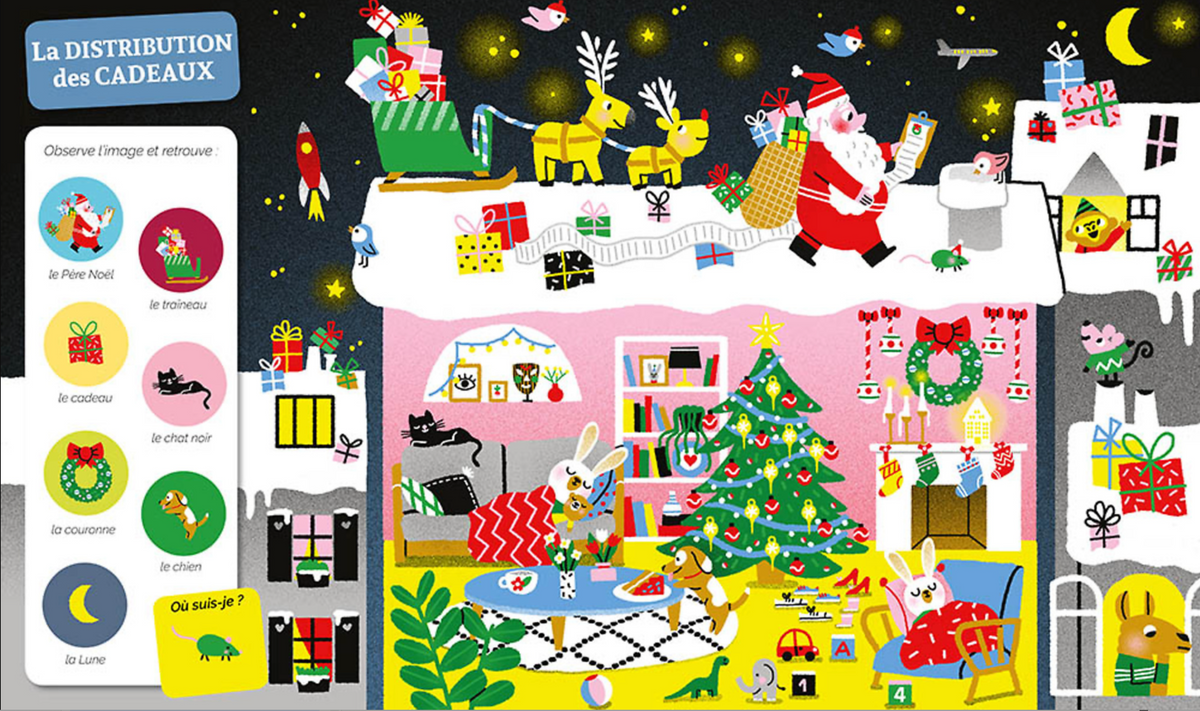 Livre Cherche et trouve des tout-petits - A noël