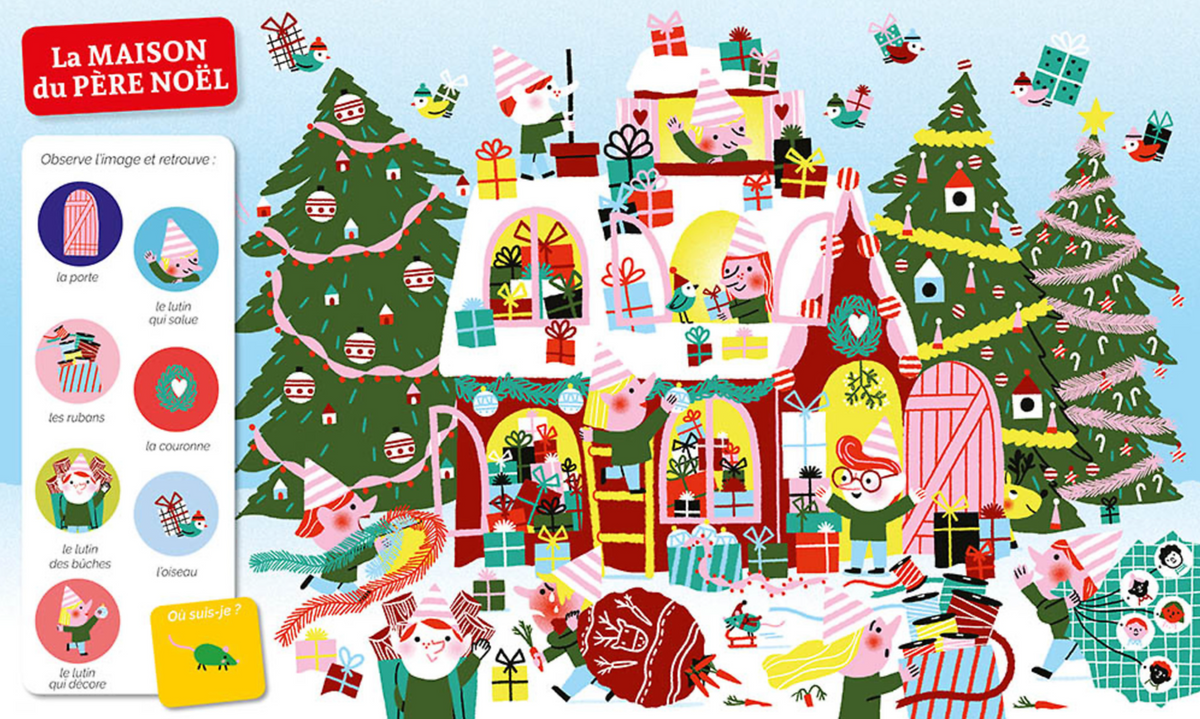 Livre Cherche et trouve des tout-petits - A noël