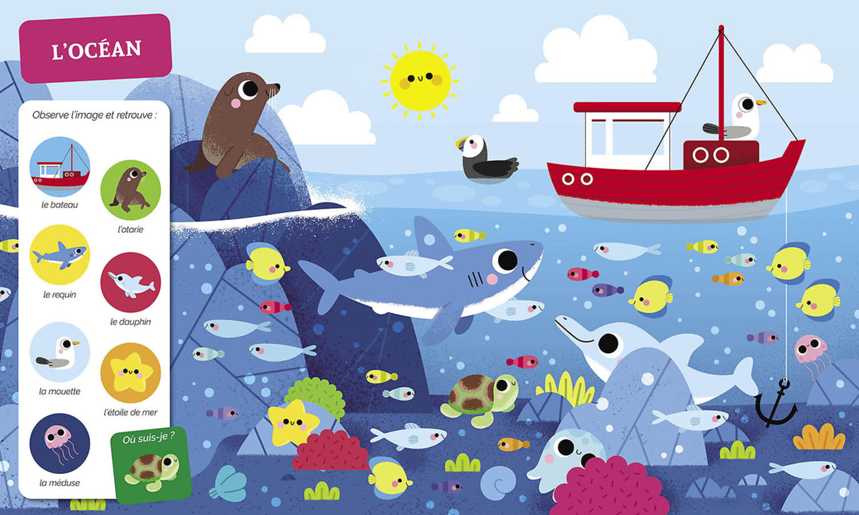 Livre Cherche et trouve des tout-petits - Tous à l'eau