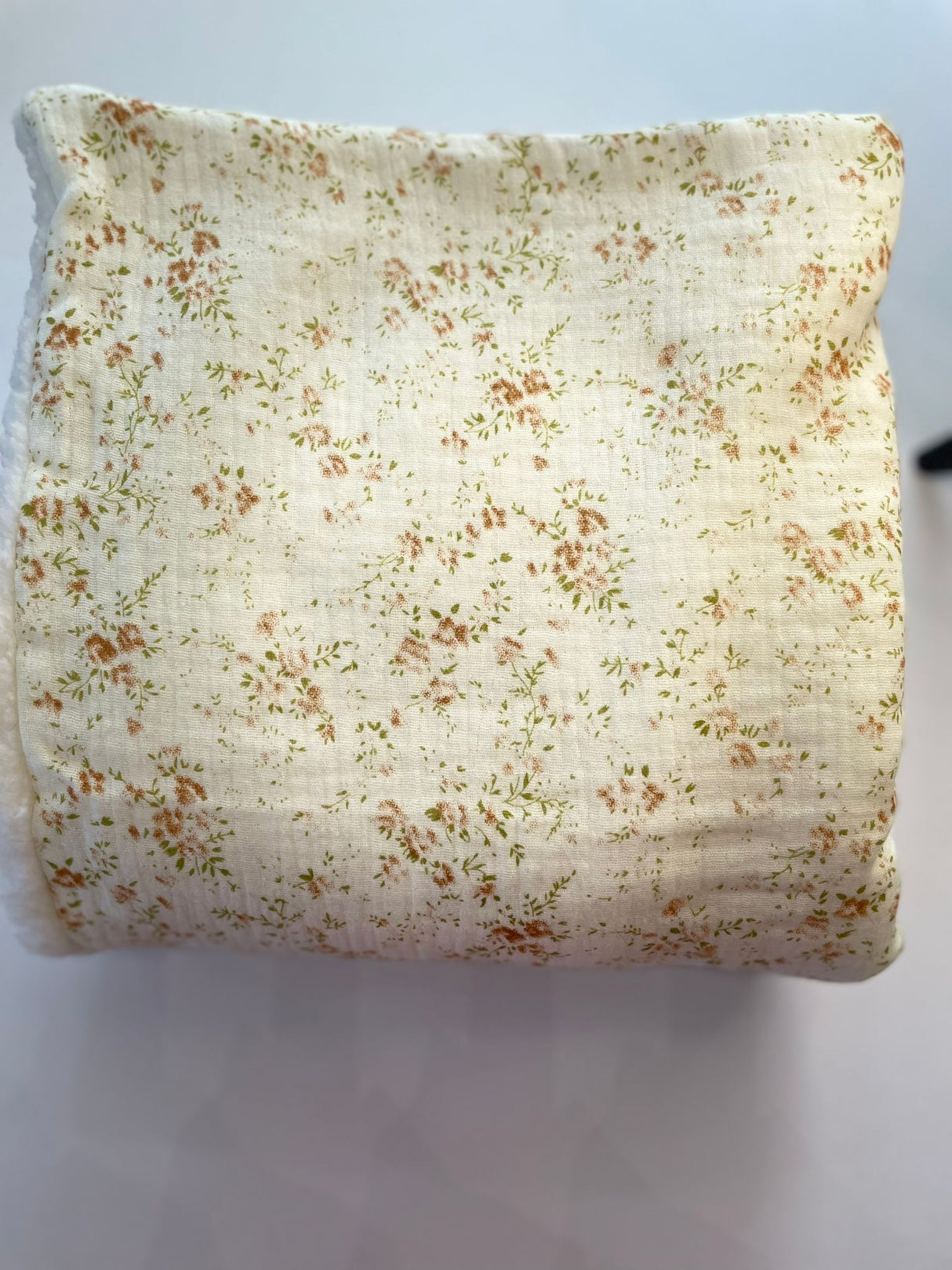 Couverture bébé fleurette