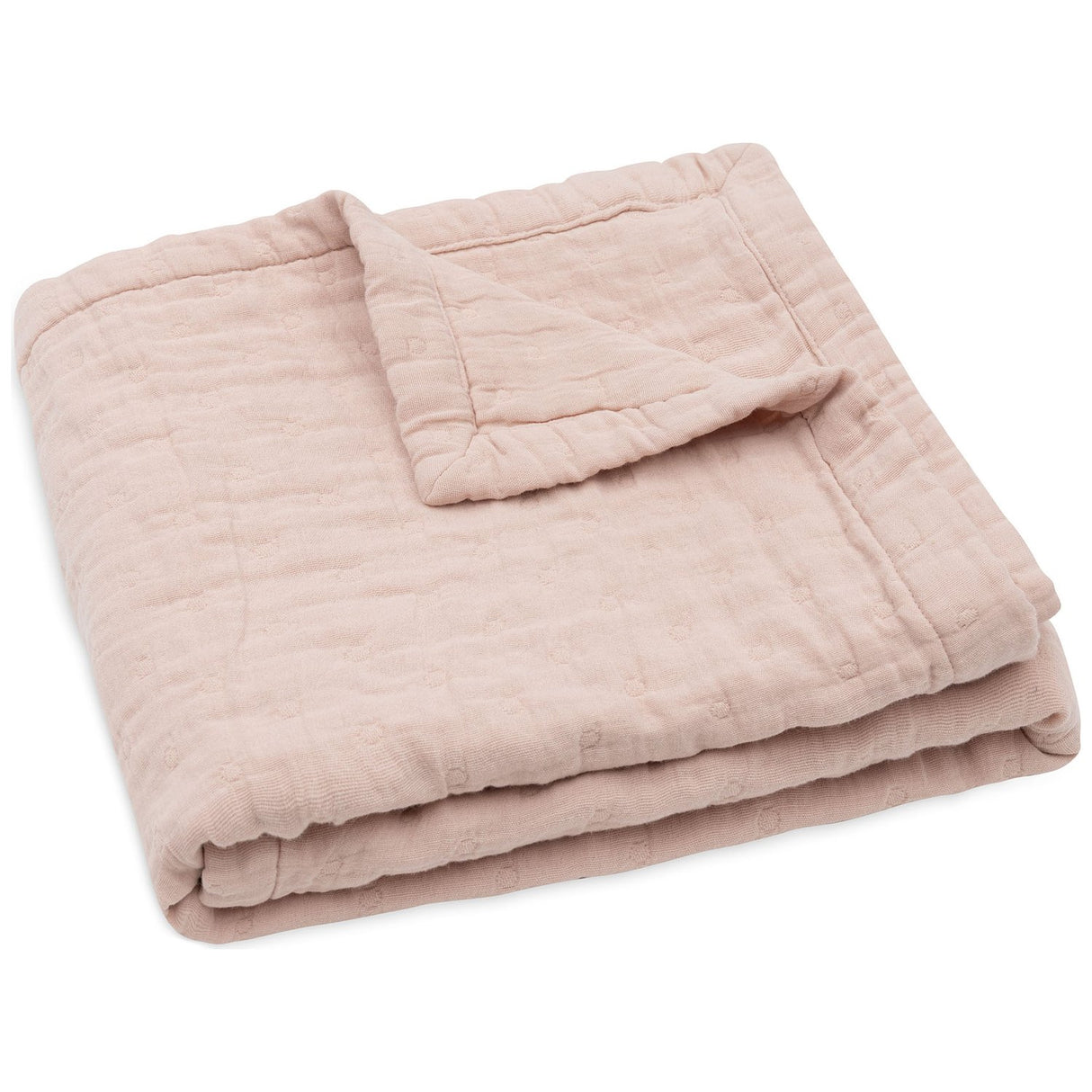 Couverture été gaze de coton Jacquart Wild Rose