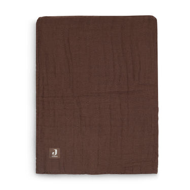 Grande couverture bébé gaze de coton - Chestnut