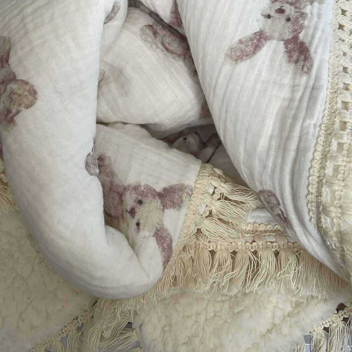 Couverture petits lapins XL