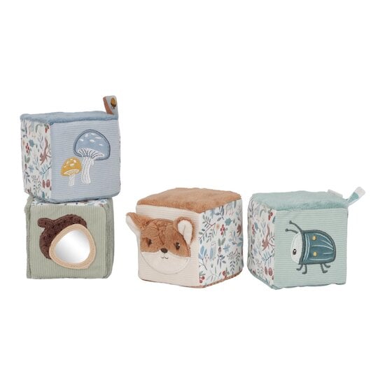 Lot de 4 cubes doux - Forest Friends