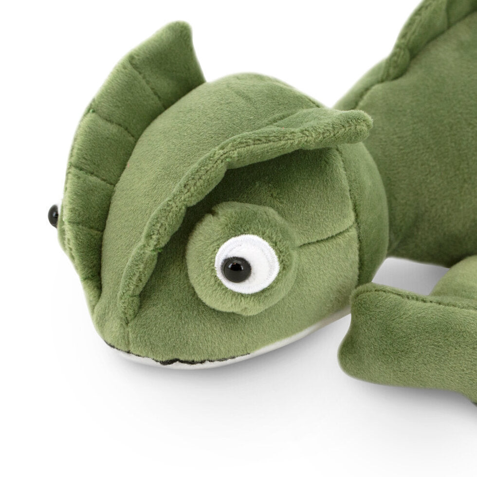 Peluche caméléon vert