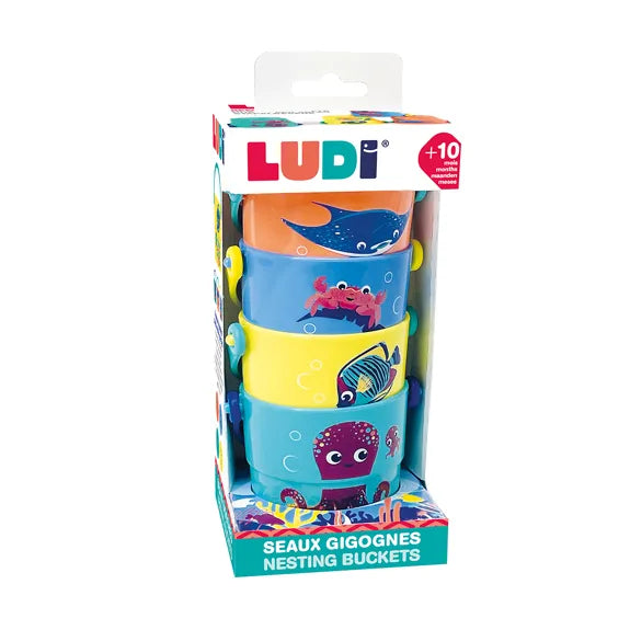 Lot de 4 gobelets de bain