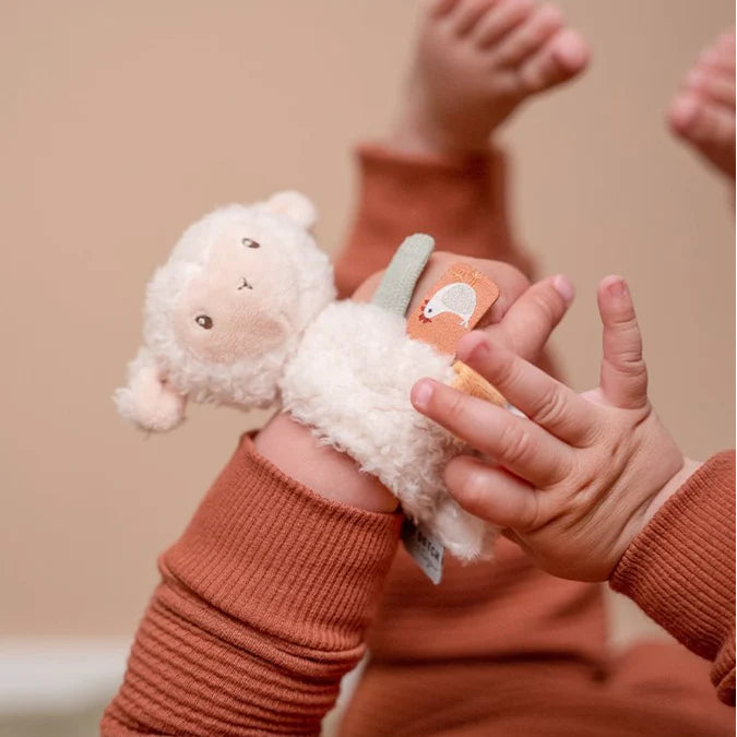 Hochet de poignet mouton Little Farm