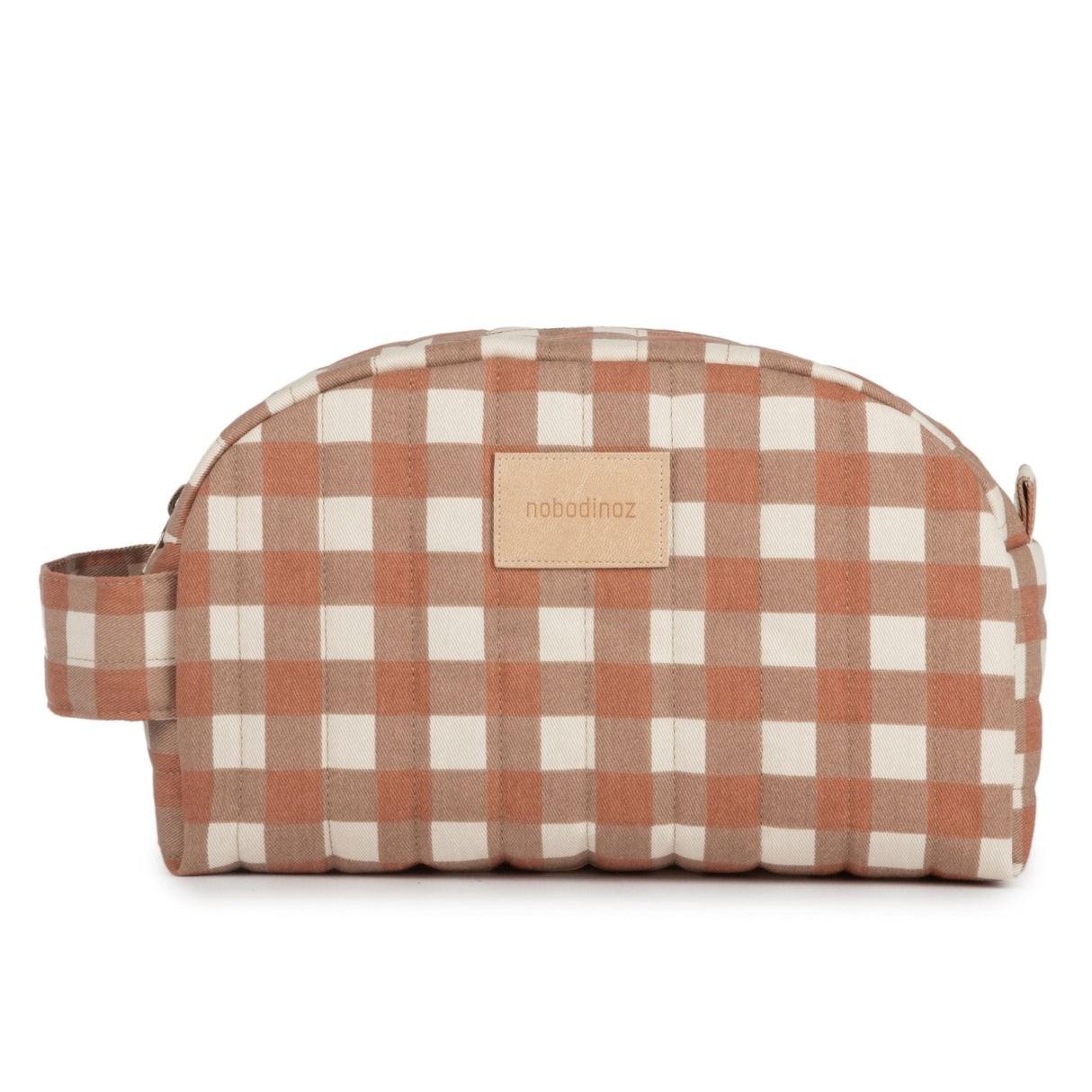 Trousse de toilette Hyde Park - Terracotta Checks
