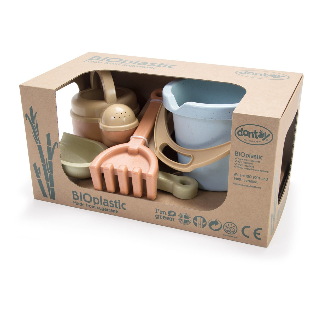 Set de plage écologique bioplastique - 4 pièces