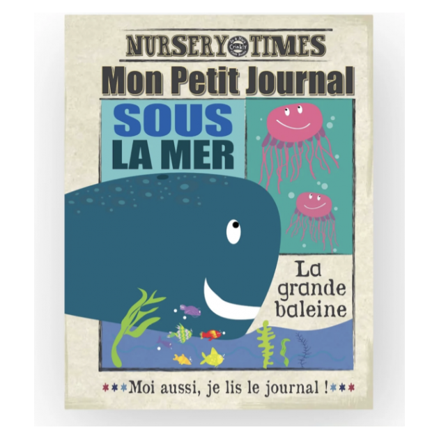 Livre "Mon journal en tissus sous la mer"