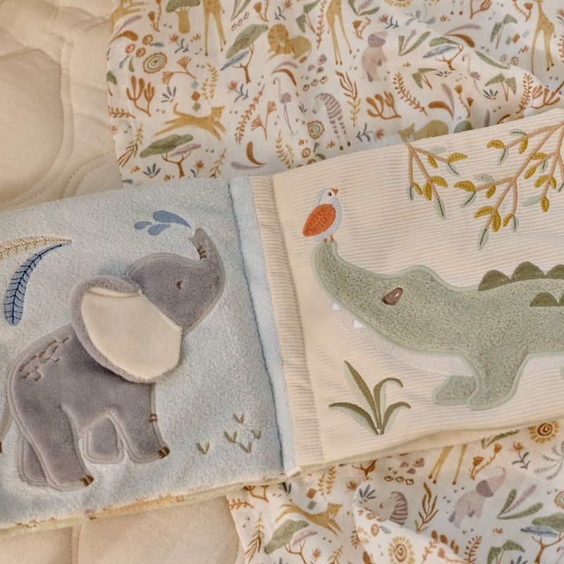 Livre d'éveil tissu - Safari Friends