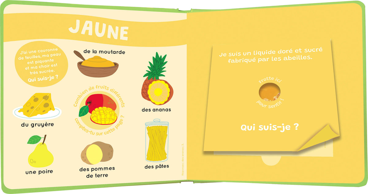 Mon livre des odeurs et des couleurs | Le marché