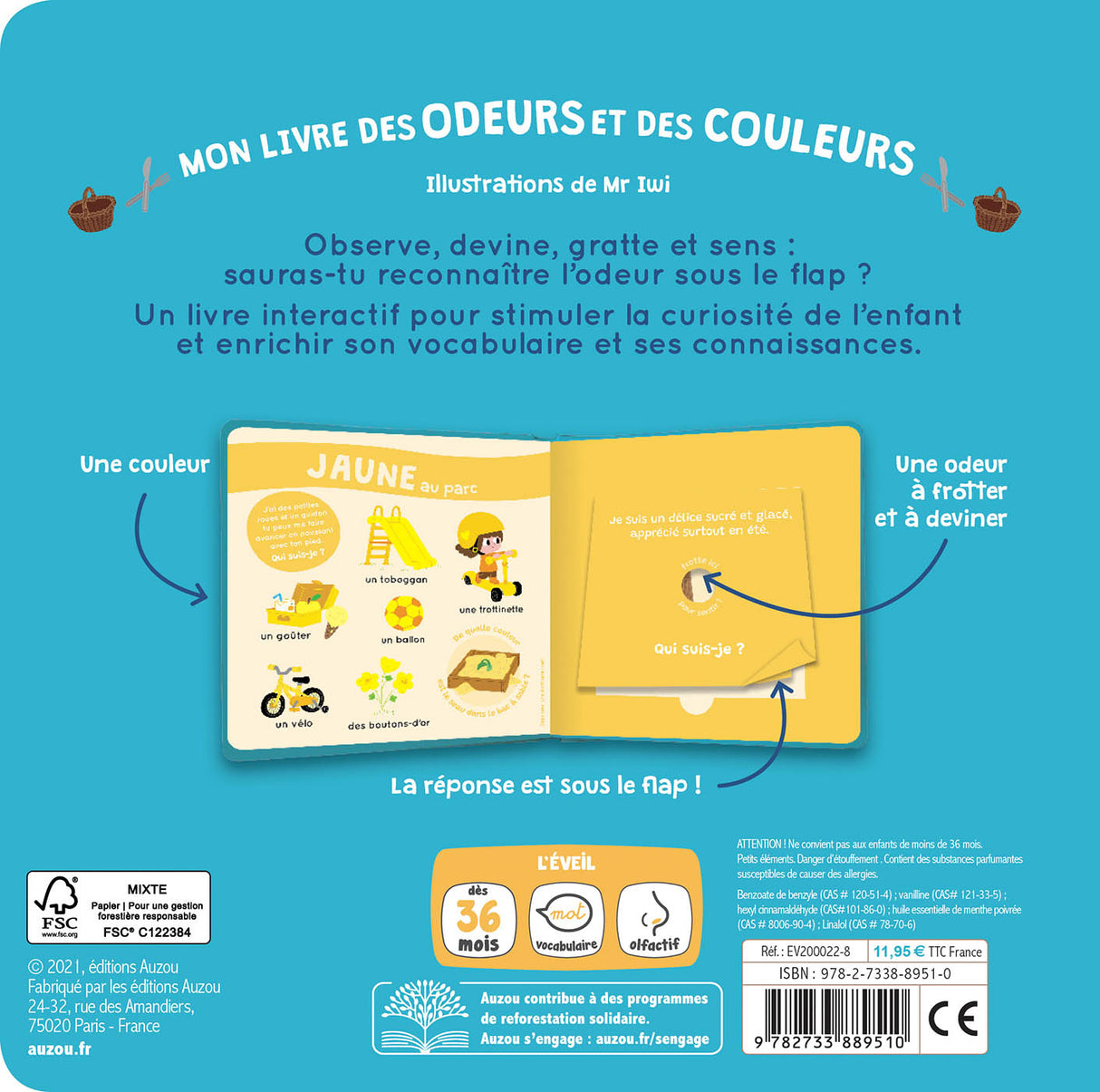 Mon livre des odeurs et des couleurs | Ma journée