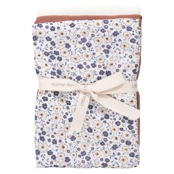 Lot de 3 langes coton bio Billie