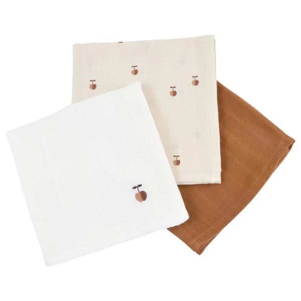 Lot de 3 langes coton bio Pom Pouce
