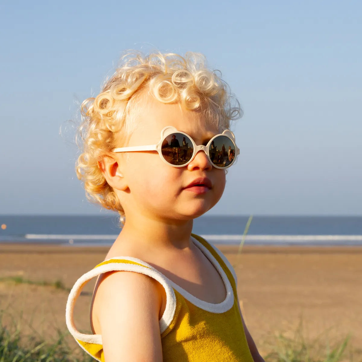 Lunettes de soleil Ourson Crème - KI ET LA