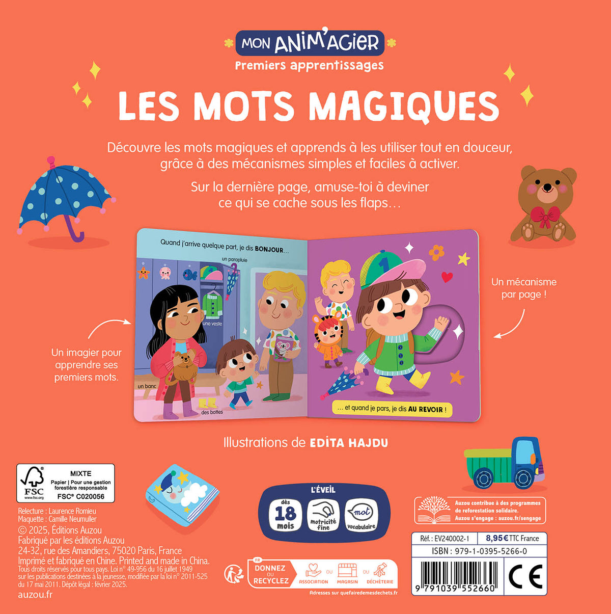 Livre mon anim'agier - Les mots magiques