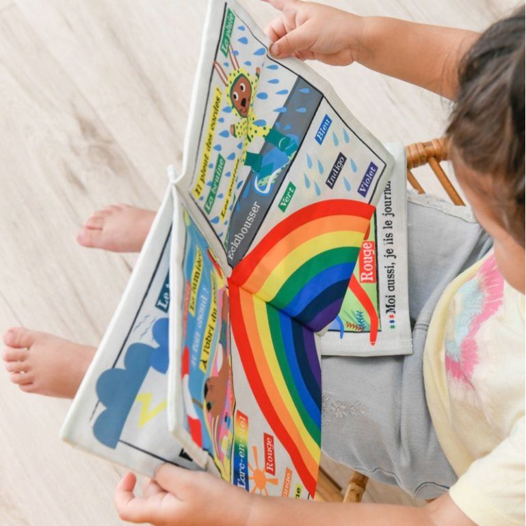 Livre "Mon journal en tissus quel temps fait-il aujourd'hui ?"