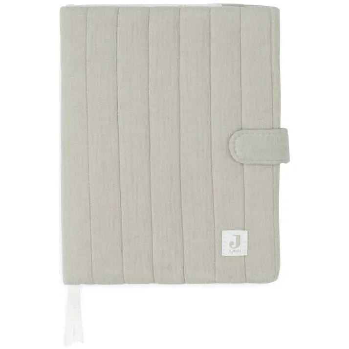 Protège carnet de santé gaze de coton- Olive green