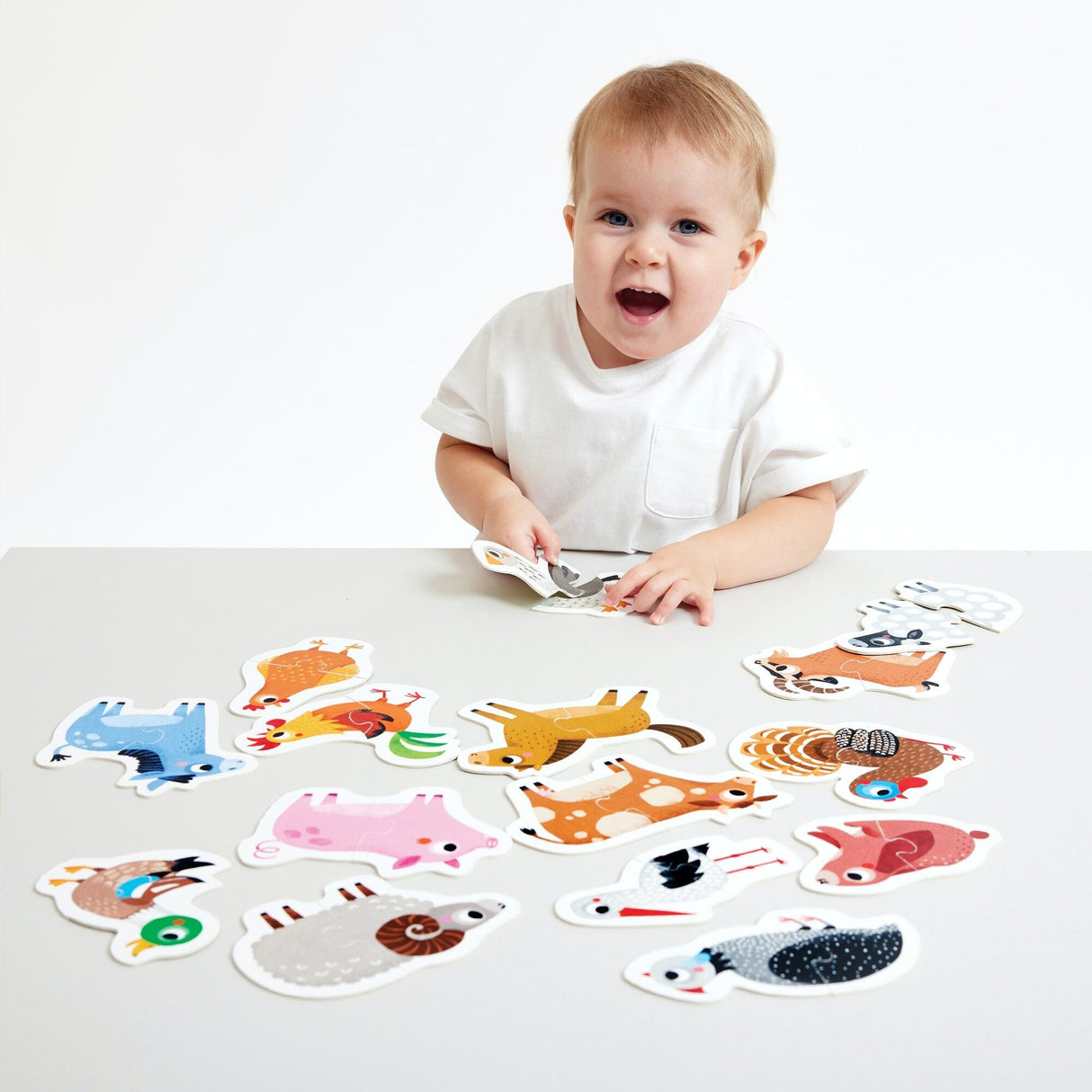 Puzzle bébé animaux de la ferme - 18 mois +