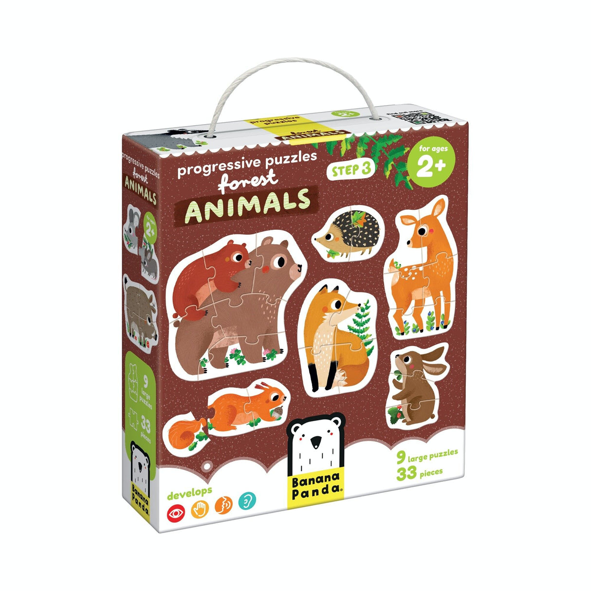 Puzzle animaux de la forêt 2 ans +