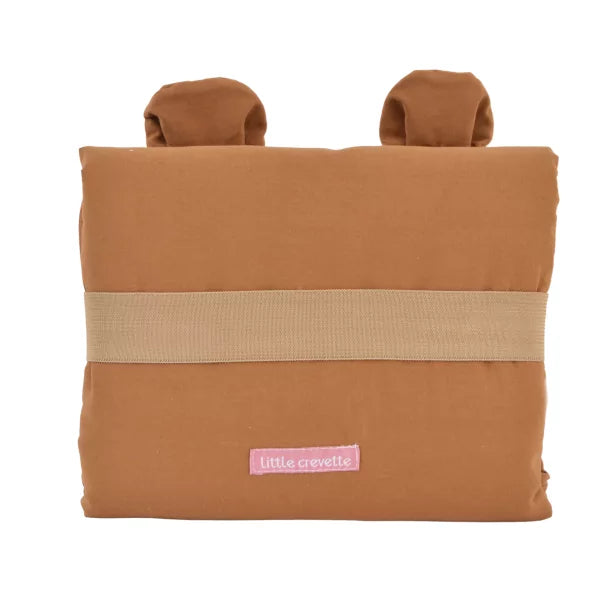 Tapis à langer nomade ourson caramel