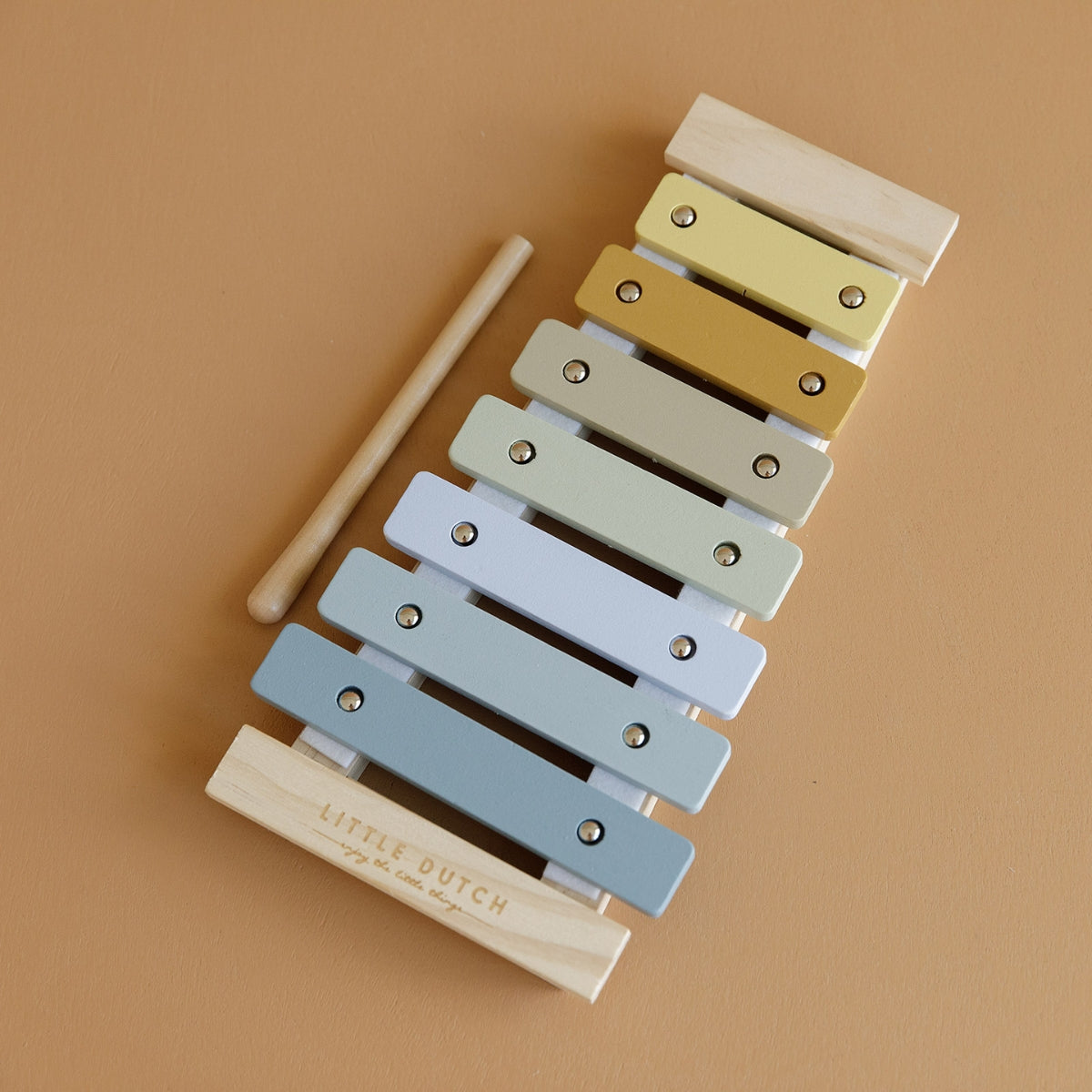 Xylophone en bois bleu