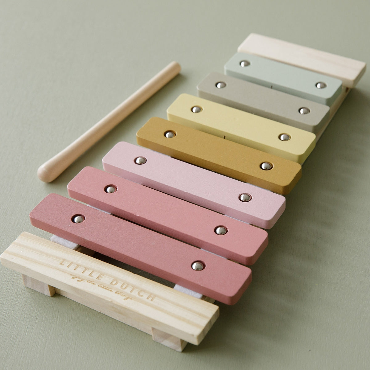 Xylophone en bois rose