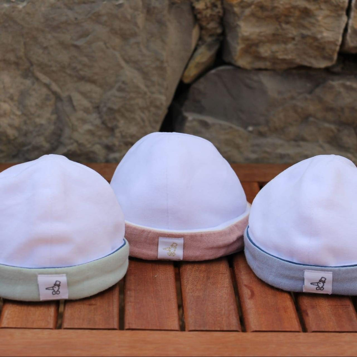 Bonnet naissance Bleu