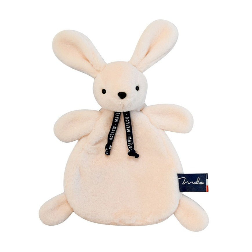 Doudou lapin dorlotin ivoire