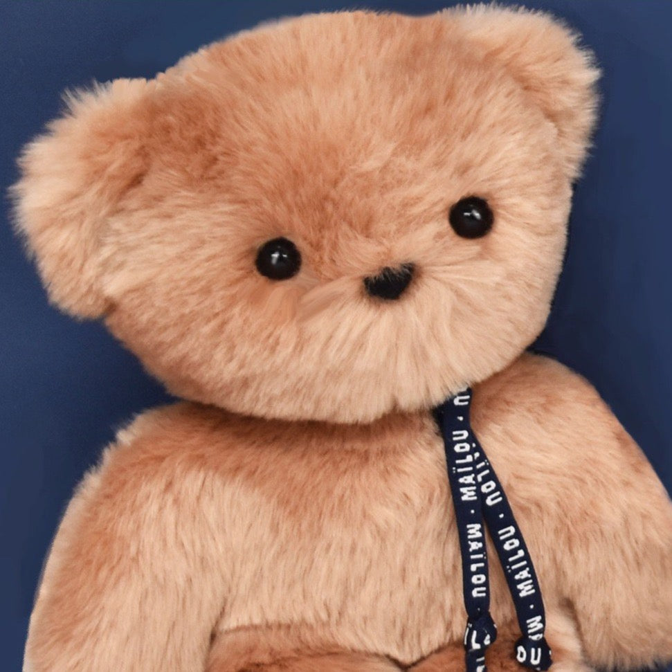 Doudou ours Le Petit Frenchie Marron