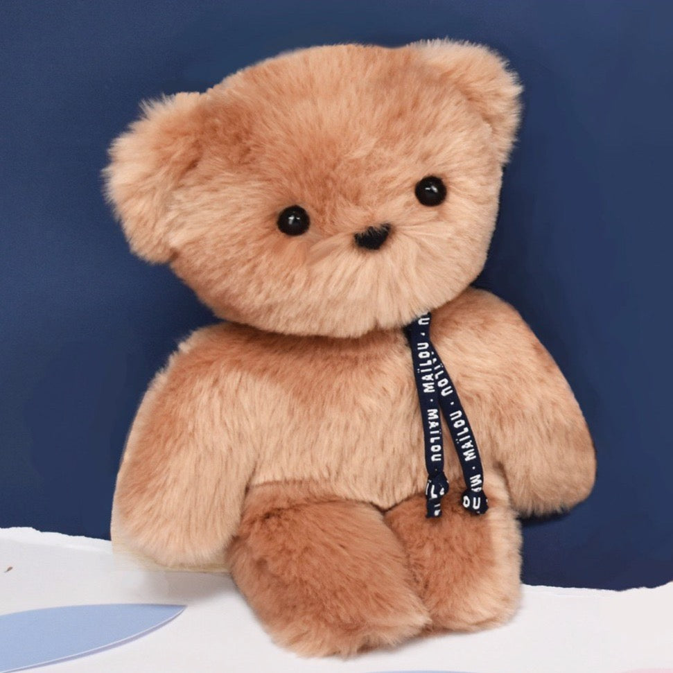Doudou ours Le Petit Frenchie Marron