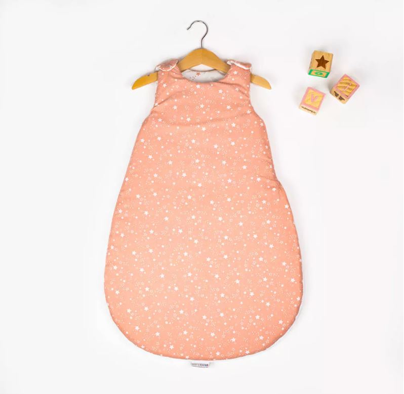 Gigoteuse été réversible coton GOTS - Souris rose TOG 1